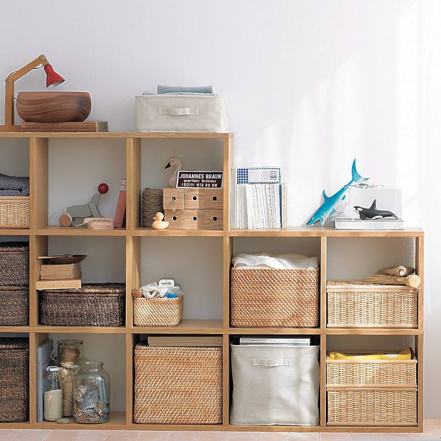 Amazon｜無印良品 スタッキングシェルフ・追加3段・オーク材 幅40×奥行