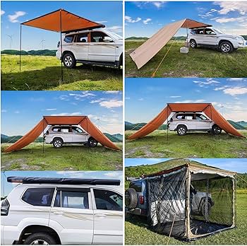 Amazon.co.jp: カーサイドタープ,カーサイドオーニング, 防水 遮熱