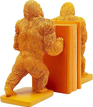 Amazon | KARE カレ 正規品 ブックエンド ゴリラ オレンジ (2/Set
