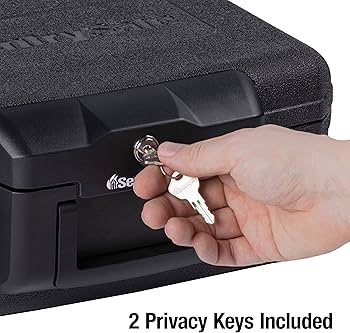 Amazon.co.jp: Sentry ポータブル耐火保管庫 B5サイズ収納可 1200