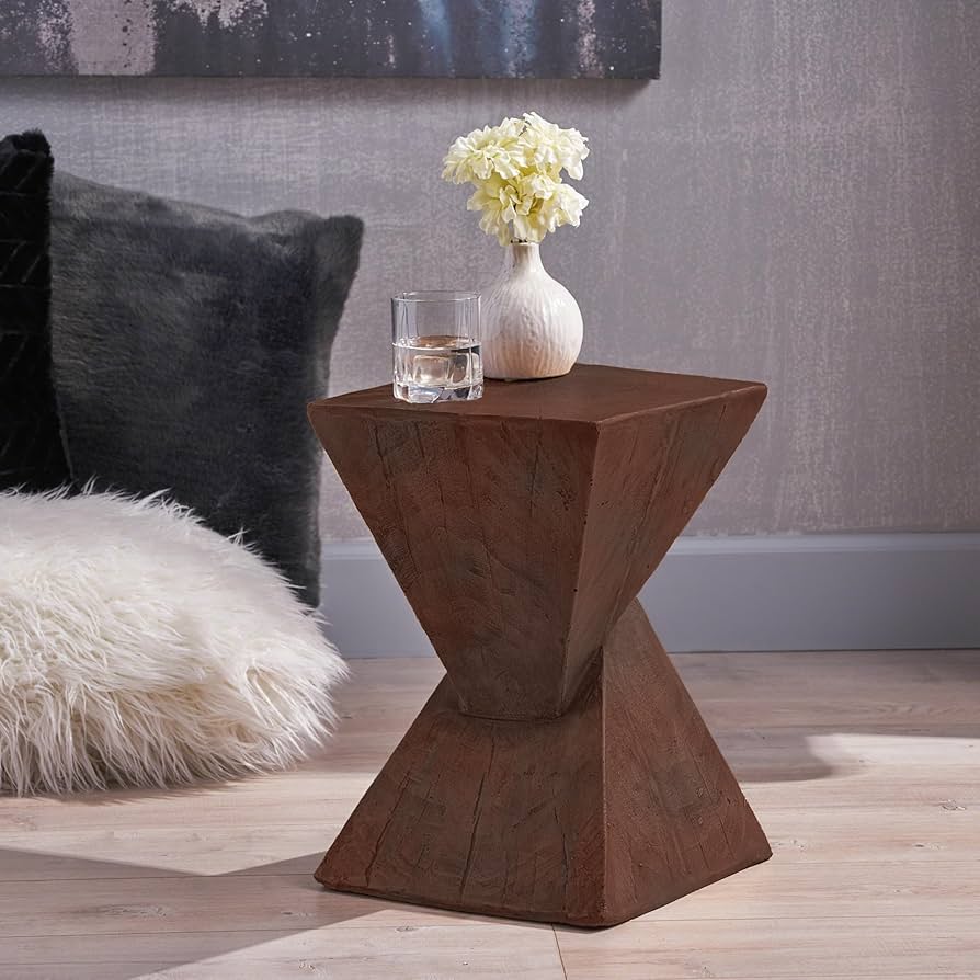 Amazon.com: Stylish and Modern Outdoor MGO Side Table, Geometric