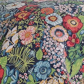 Amazon.com: Levtex Home - Night Garden Quilt Set - King Quilt and