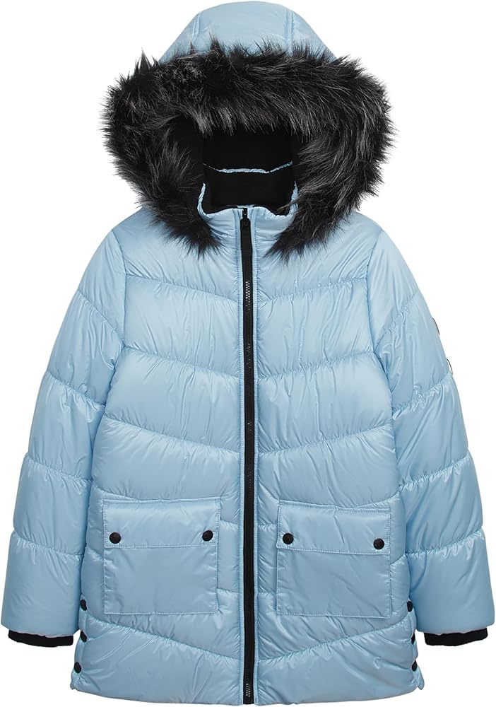 Amazon.com: Jessica Simpson Girls' Mid-Length Heavyweight Puffer