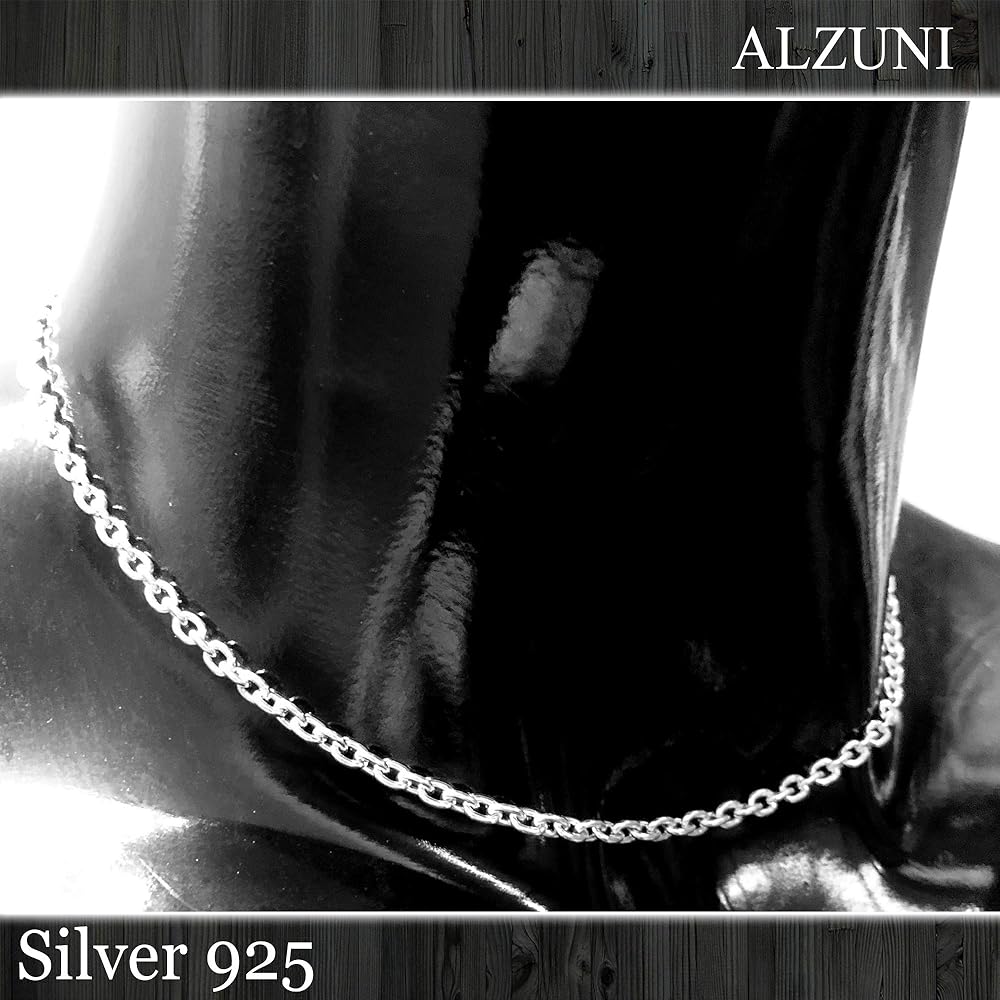 Amazon | ALZUNI アルズニ シルバー ネックレスチェーン アズキ