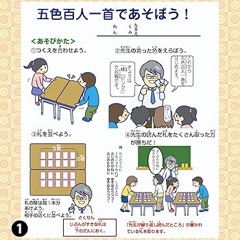 Amazon.co.jp: 五色百人一首クラスセット(生徒20名用) : おもちゃ