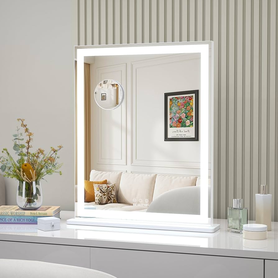 Amazon.co.jp: ANYHI 女優ミラー 化粧鏡 ハリウッドミラー 三色照明