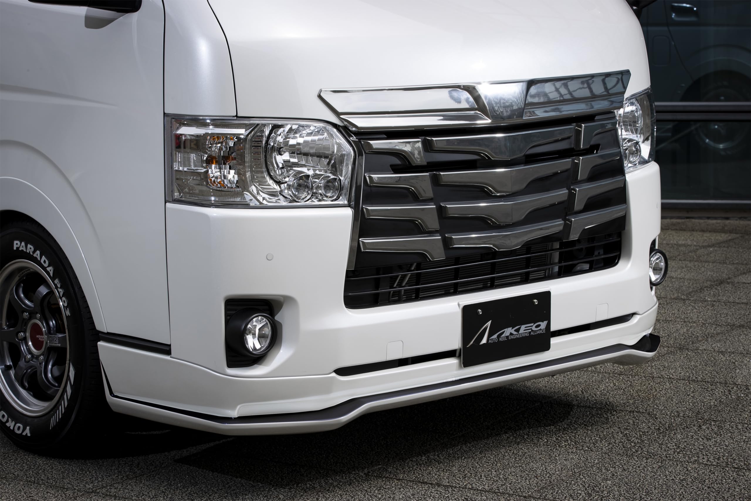 Amazon | AKEa 200ハイエース4型～ 標準ボディ フロントリップ