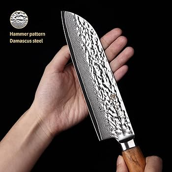 Amazon.com: Wakoli Damascus Knife Block Set – 4-Piece Professional