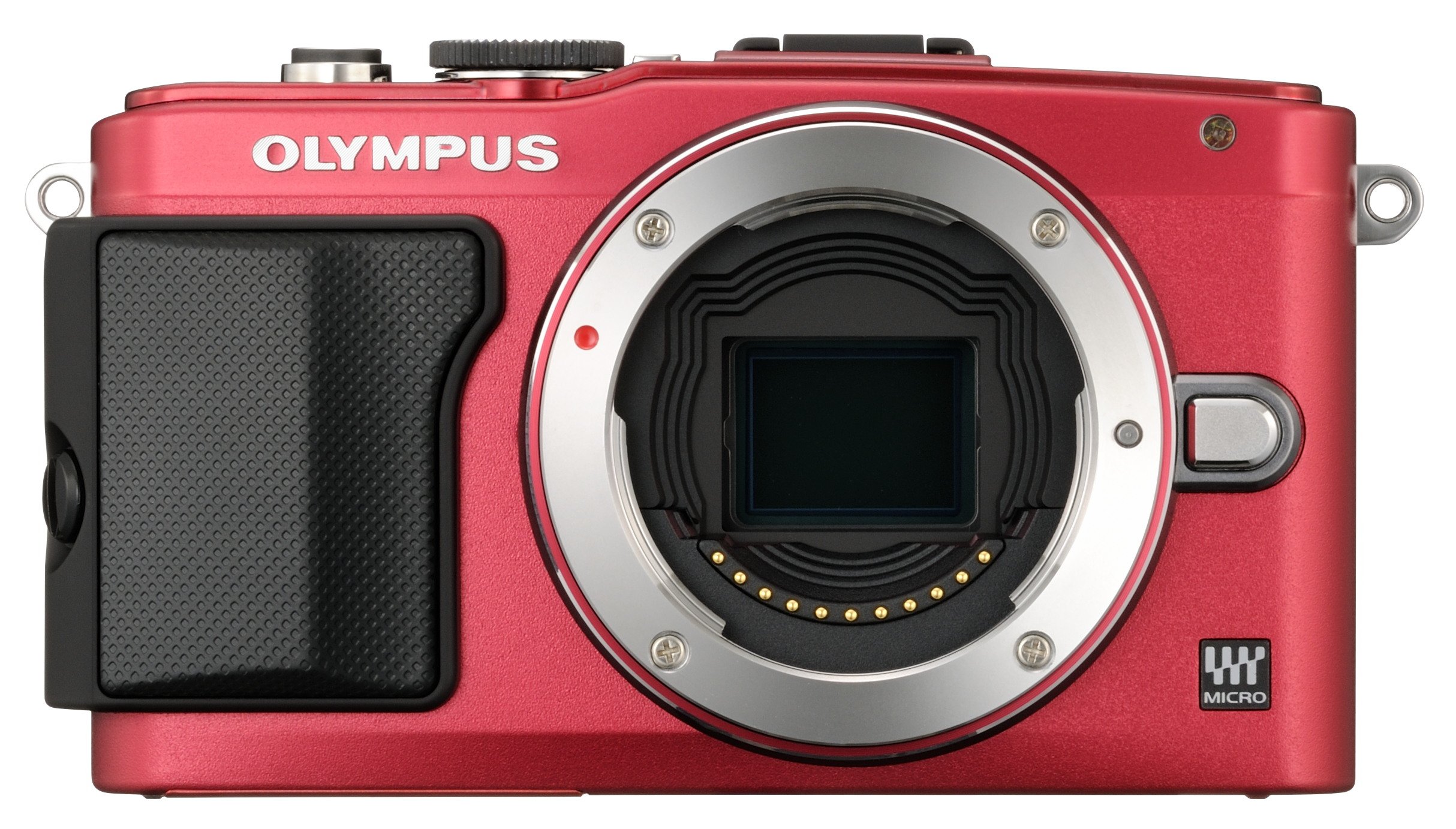 Amazon | OLYMPUS ミラーレス一眼 PEN Lite E-PL6 ボディ レッド E-PL6