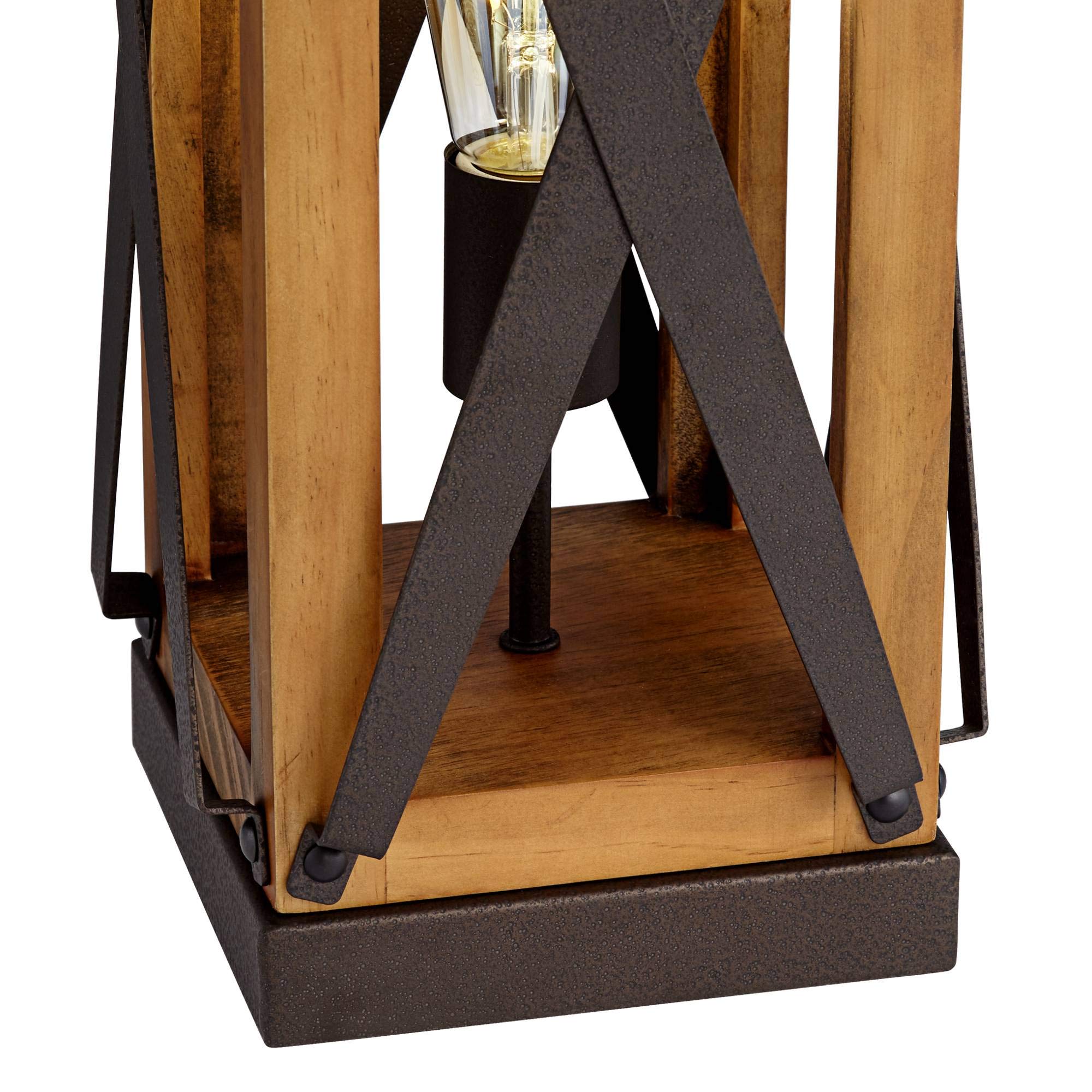 Amazon | Gaines インダストリアルスタイル ナイトライト テーブル