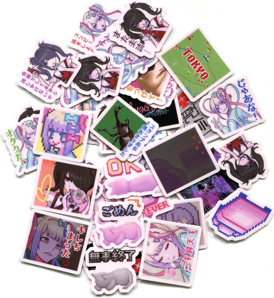 Amazon.co.jp: 二ーディガールオーバードーズ ステッカー 超てんちゃん