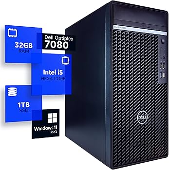 Amazon.com: Dell Optiplex 7080 Tower Desktop Computer | Hexa Core