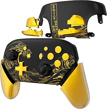 Amazon.com: eXtremeRate Faceplate Backplate Handles for Nintendo