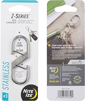 Amazon.com: Nite Ize Z-Series Dual Carabiner - Heavy-Duty