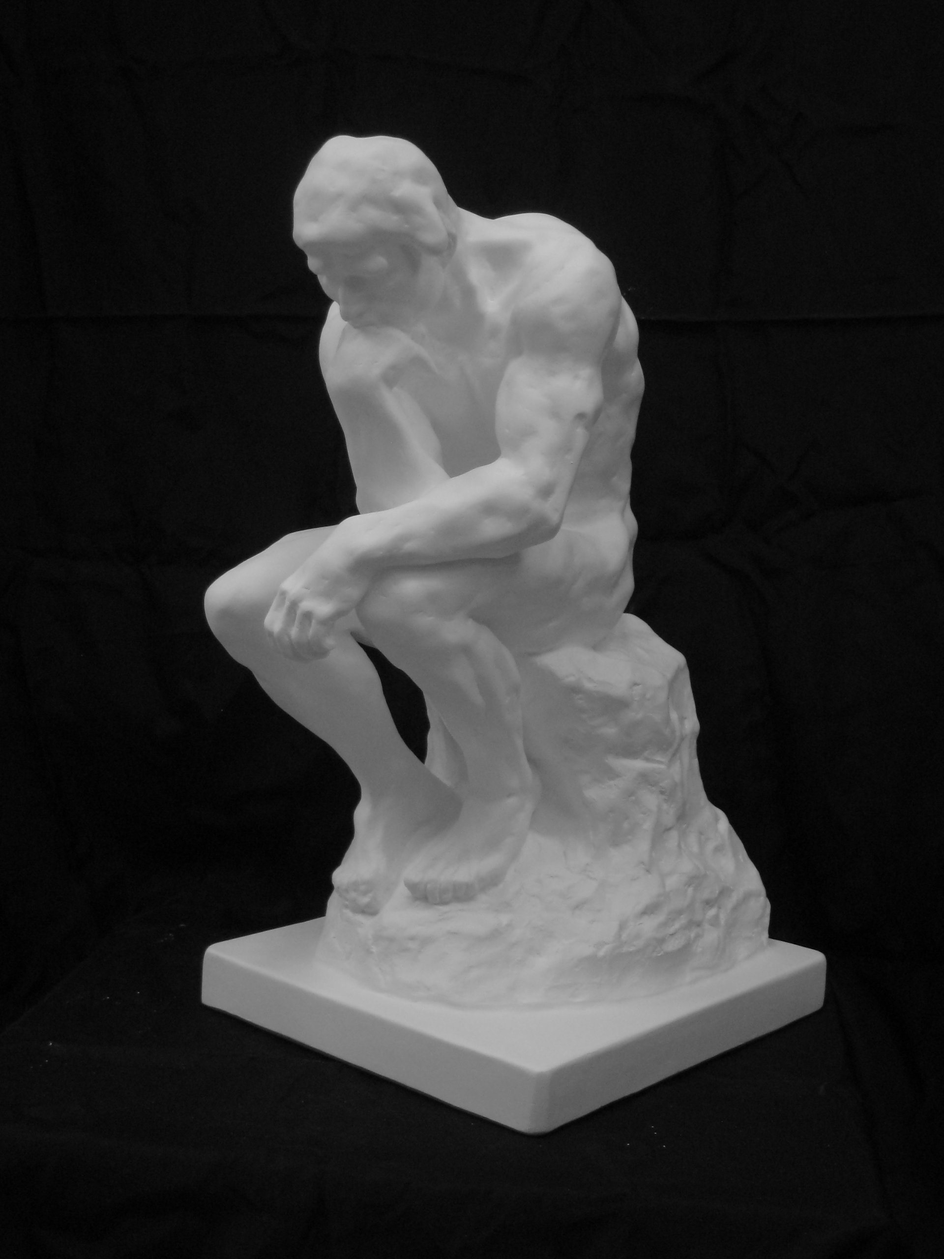 Amazon.co.jp: 石膏像 N－044 ロダン作 考える人（大） H