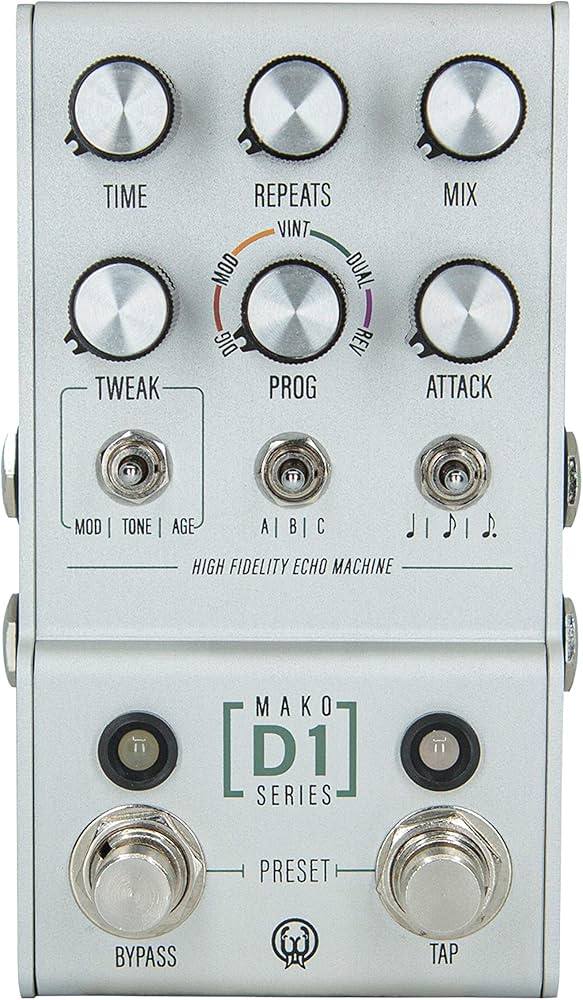 Amazon.com: Walrus Audio MAKO Series D1 High-Fidelity Stereo Delay