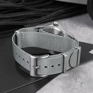 Amazon.com: Militado ML12 38mm Mens Watch - Sweep Hand VH31 Mecha