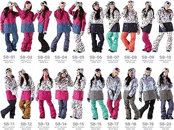 Amazon | ScoLar(スカラー) スノーボード ウェア 上下セット 全20色柄