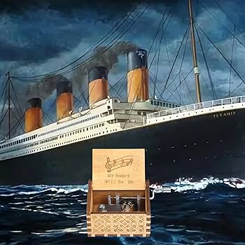 Amazon.com: Biscount The Titanic Music Box Toy My Heart Will Go On