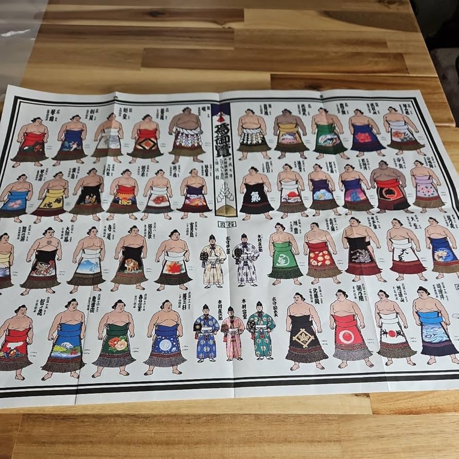 Amazon.co.jp: 大相撲 絵番付 平成七年秋場所 木下大門画 横綱 貴乃花