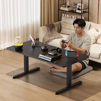 Amazon | Alebert(アレベルト) 昇降デスク 電動 昇降式ローテーブル 幅