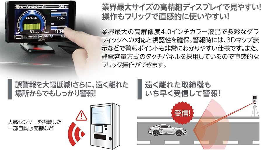 Amazon | ブリッツ(Blitz) TL401R新型レーザー光受信対応/レーダー式