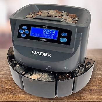 Amazon | Nadex S540 Pro | コインカウンター ソーター&ラッパー | 毎