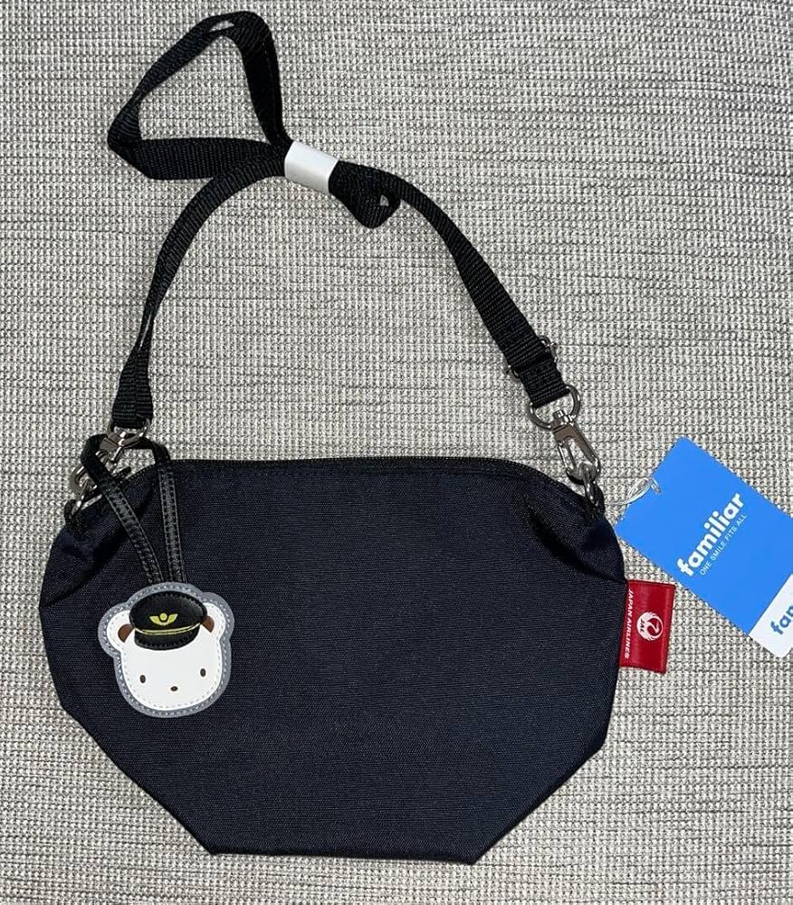 Amazon.co.jp: ファミリア JAL コラボポシェット ネイビー ファミ