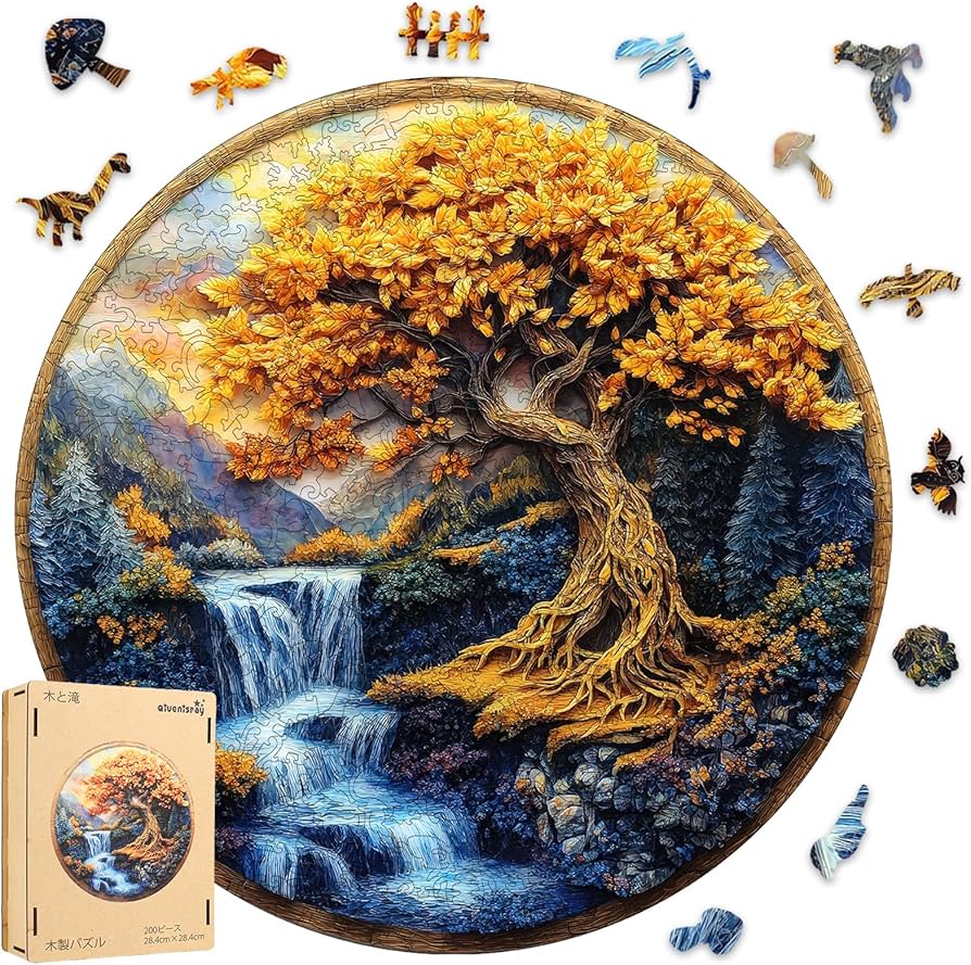 Amazon | キュニスレ(Qiuenisray) ジグソーパズル 200ピース 木製