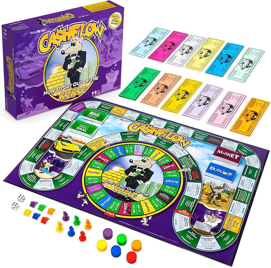 Amazon.com: Rich Dad CASHFLOW Board Game, Educational Business