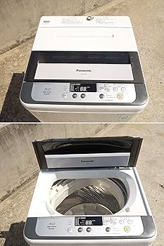 Amazon.co.jp: Panasonic 全自動洗濯機 5kg グレー NA-F50B7-H