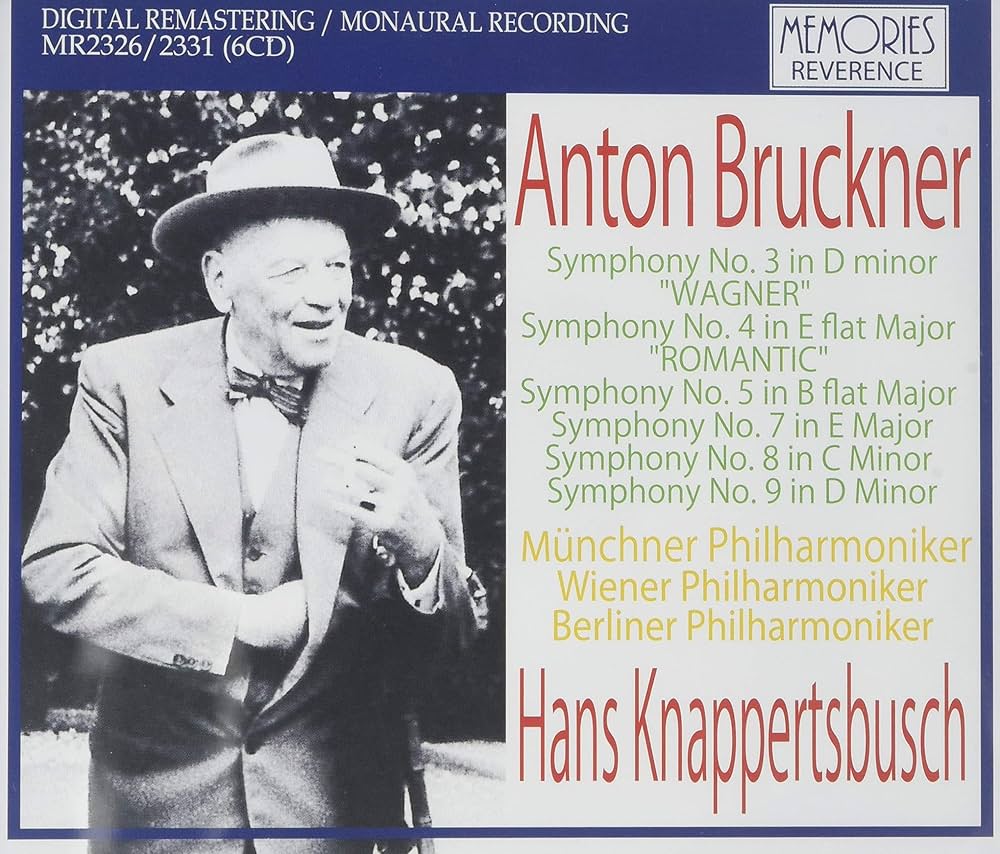 Amazon.co.jp: 交響曲第3・4・5・7・8・9番 クナッパーツ