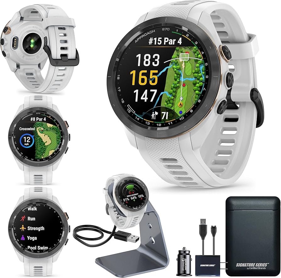 Amazon.com: Garmin Approach S70 Golf Smartwatch | Full-Color