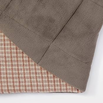Amazon.co.jp : 無印良品 フランネルこたつふとん ブラウンチェック 大