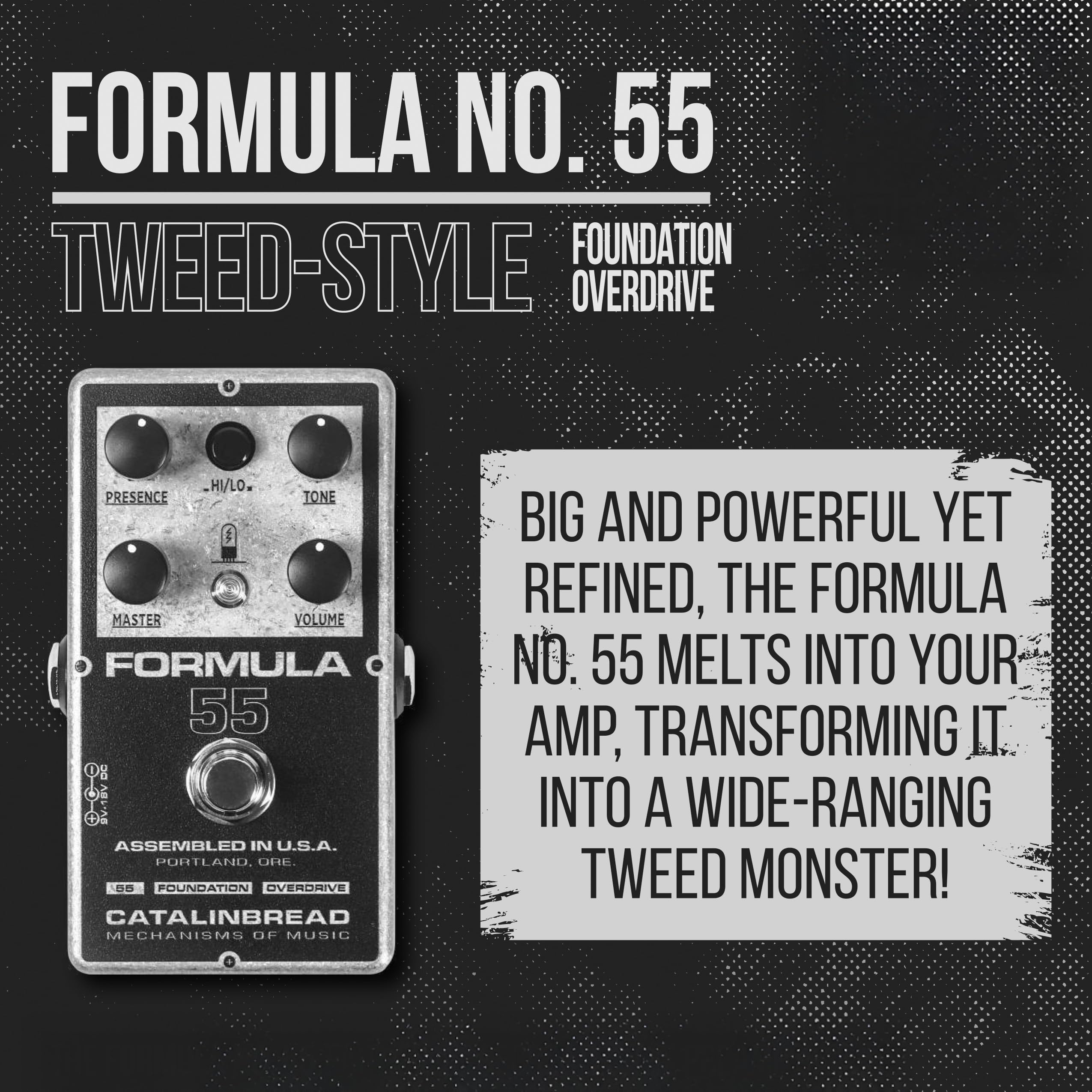 Amazon.com: Catalinbread Formula No.55 Tweed Foundation Overdrive