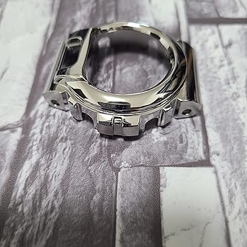 Amazon | G-SHOCK DW-6900・DW-6600用 カスタムベゼル メタルシルバー