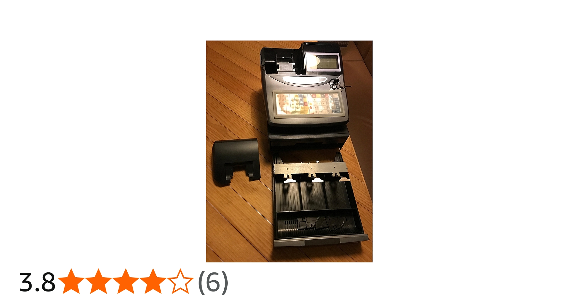 Amazon | カシオ レジスター 4部門 小型ドロア TK-110 | レジスター