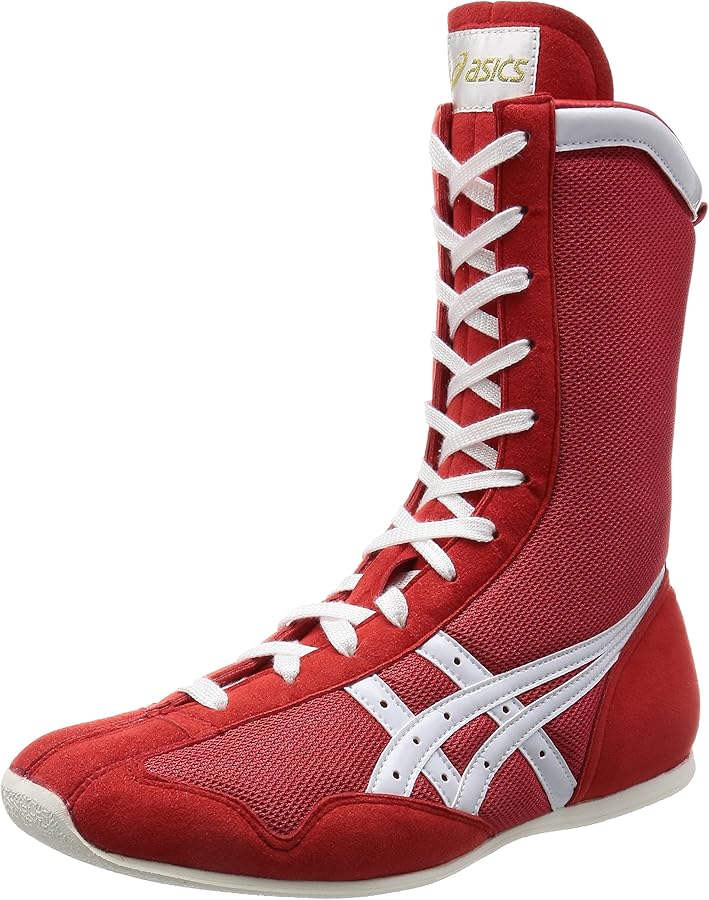 Amazon | [アシックス] ボクシングシューズ ボクシングMS レッド