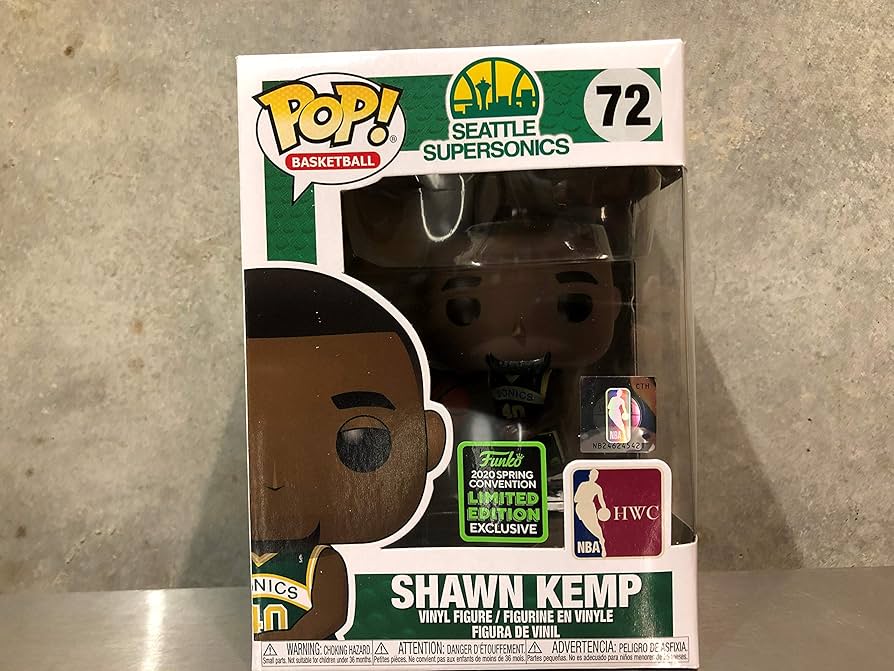 Amazon.com: Pop Funko NBA: Seattle Supersonics - Shawn Kemp (ECCC