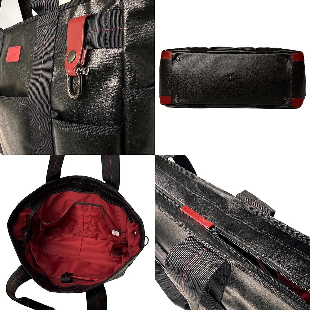 Amazon.co.jp: SF-0587 RB ビジネスバッグ メンズ 森野帆布鞄 ビッグ