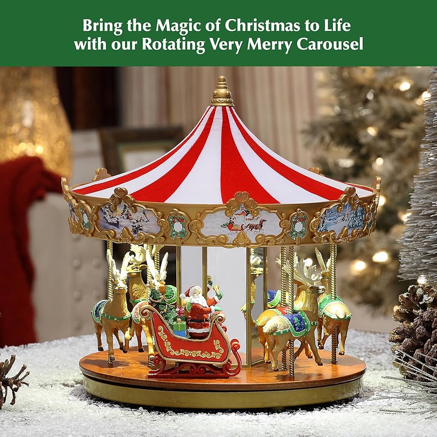 Amazon.co.jp: Mr. Christmas ベリーメリーカルーセルミュージカル