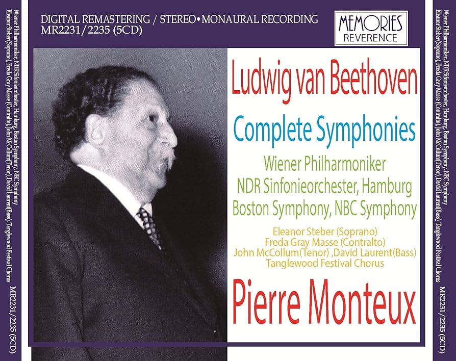Amazon.co.jp: ピエール・モントゥー指揮 ベートーヴェン全集: Music