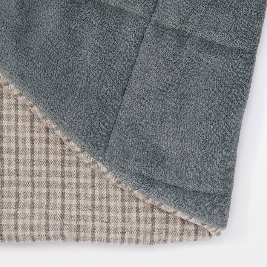 Amazon.co.jp : 無印良品 フランネルこたつふとん グレーチェック 小