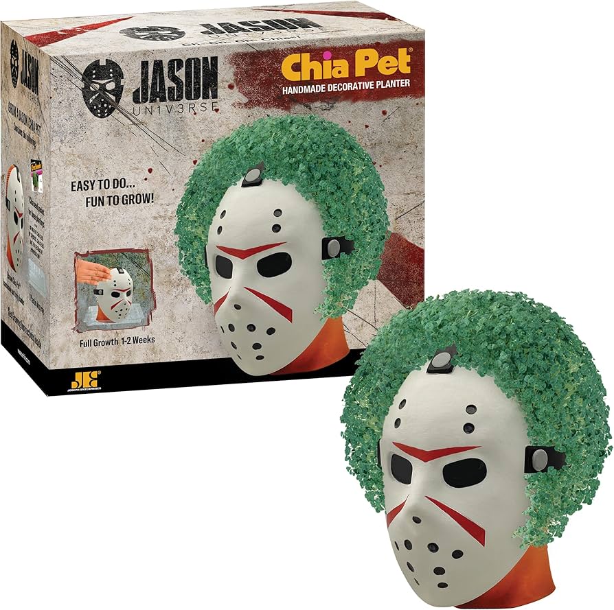 Amazon.com : Chia Pet Friday The 13th Jason with Seed Pack