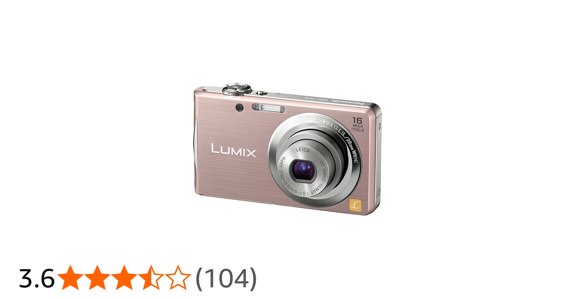 Amazon.co.jp: パナソニック デジタルカメラ LUMIX FH5 ピンクゴールド