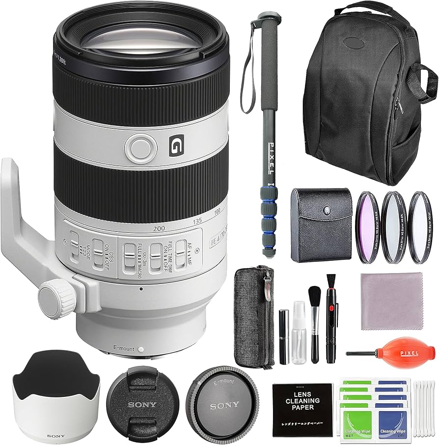 Amazon.com : Sony FE 70-200mm f/4 Macro G OSS II Lens Bundle with