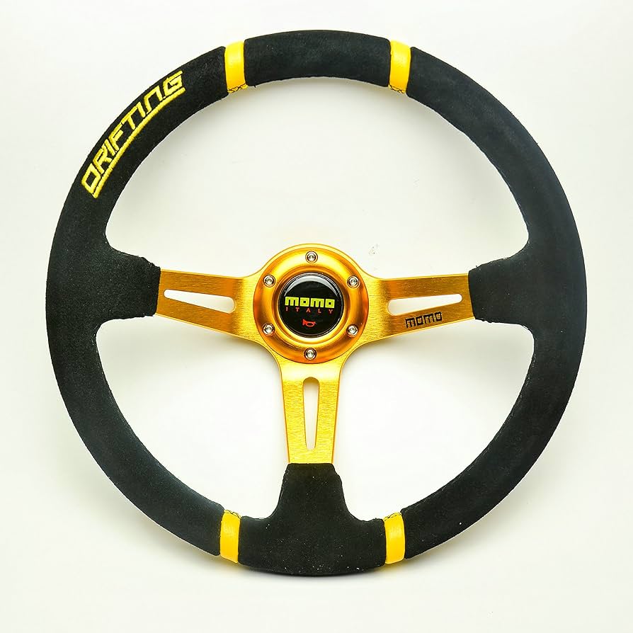Amazon | MOMO モモ ステアリング 35Φ 5125 ゴールド | ステアリング