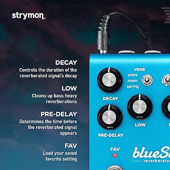 Amazon.com: Strymon blueSky V2 Guitar Effects Pedal with Studio