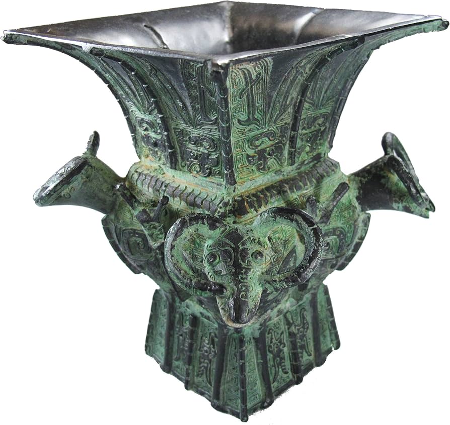 Amazon.co.jp: 青銅器 骨董複製品 四羊方尊 KZ-S-016 : ホーム＆キッチン