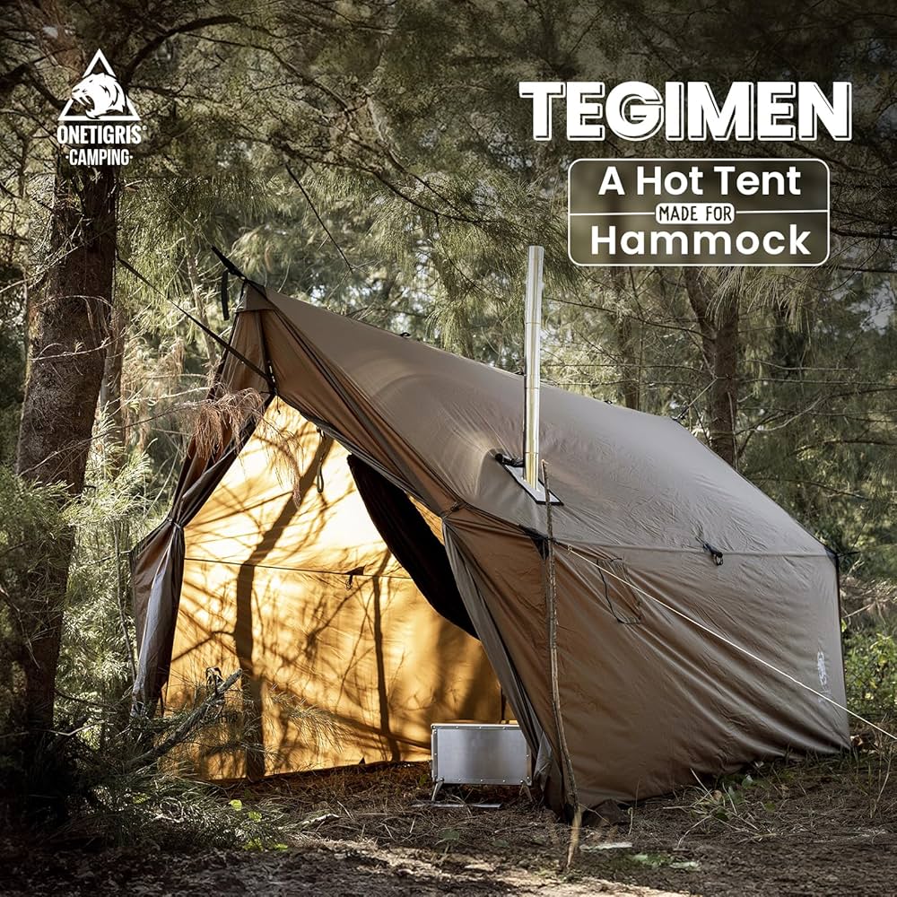Amazon.com : OneTigris TEGIMEN Hammock Hot Tent with Stove Jack